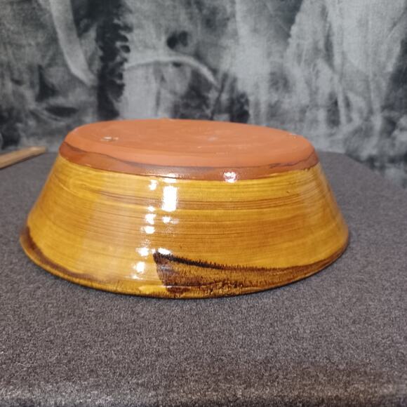 Large Lisa Naples Vintage Serving Bowl Vintage Late 80's - Picture 2 of 7